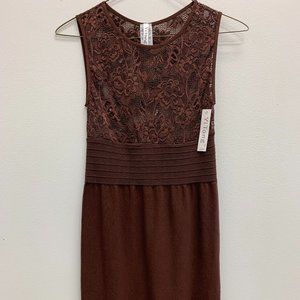 BROWN DRESS